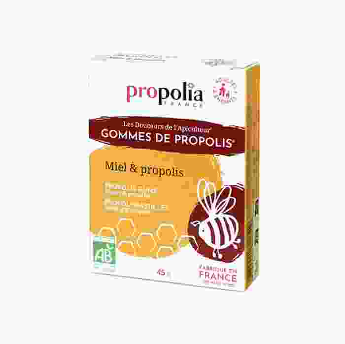 image de Gommes de Propolis Miel Bio - 45 g - Propolia