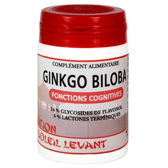 image de Ginkgo Biloba - 60 gélules - Tradition du Soleil Levant