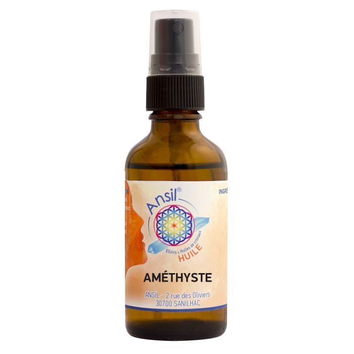 image de Améthyste (huile de cristal) - 50 ml - Ansil