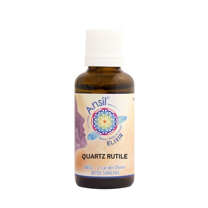 image de Quartz Rutile Elixir de cristal - 30 ml - Ansil