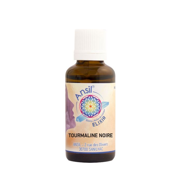image de Tourmaline Noire (Elixir de cristal) - 30 ml - Ansil