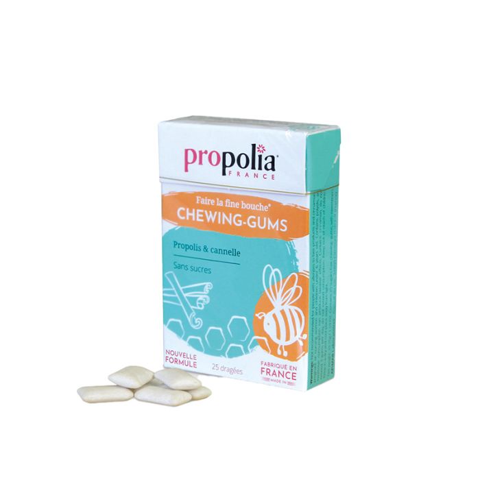 image de Chewing-Gums Propolis & Cannelle - 24 g - Propolia