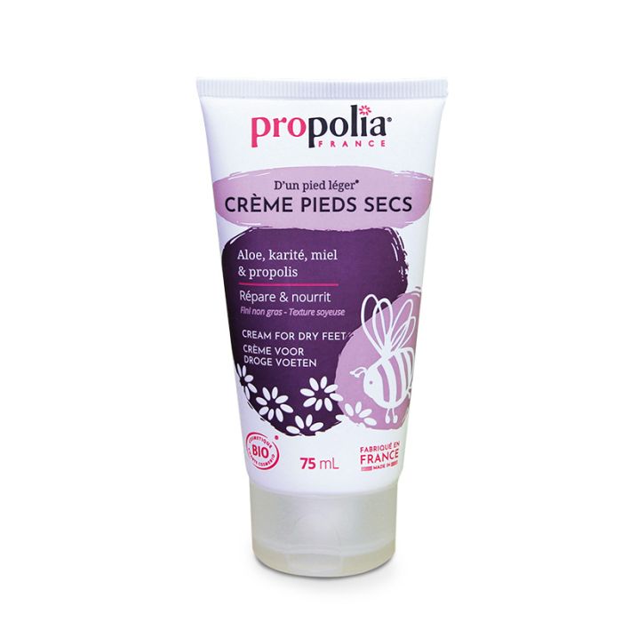 image de Crème Pieds Secs Certifiée Bio - 75 ml - Propolia