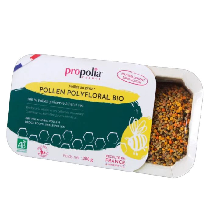 image de Pollen Polyfloral bio - 200 g - Propolia