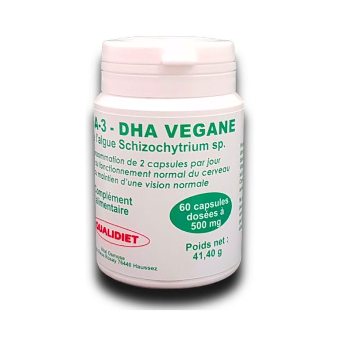 image de DHA Végane 200 mg de DHA pure - 60 capsules d'origine végétale 