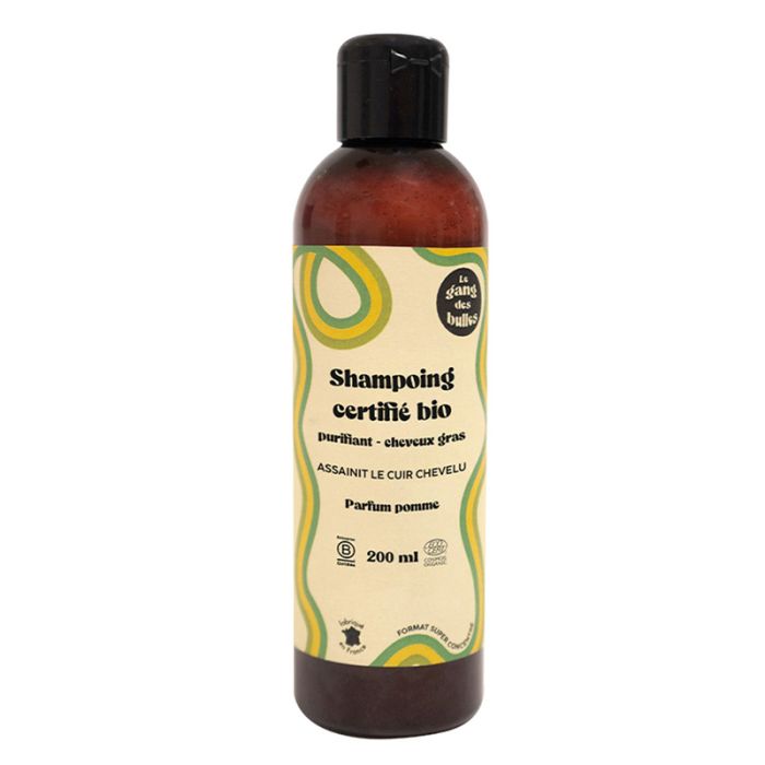 image de Shampoing Bio Cheveux Gras – 200 ml – Le Gang des Bulles