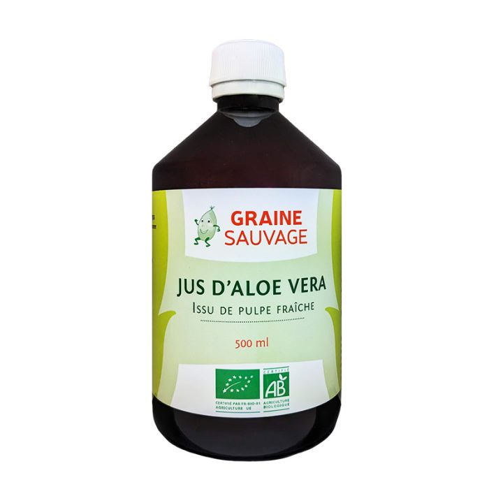 image de Jus d'Aloe Vera bio - 500 ml - Graine Sauvage