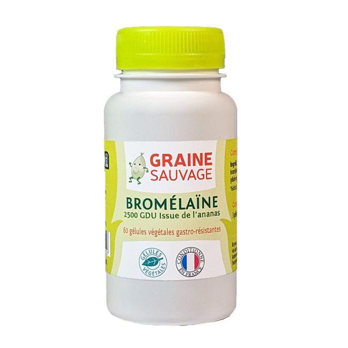 image de Bromélaïne - 60 gélules - Graine Sauvage