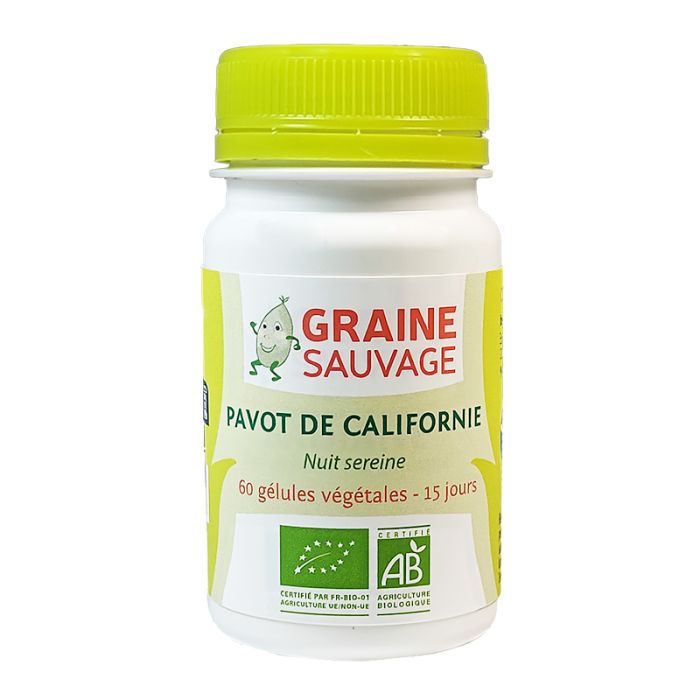 image de Pavot de Californie bio - 60 gélules - Graine Sauvage