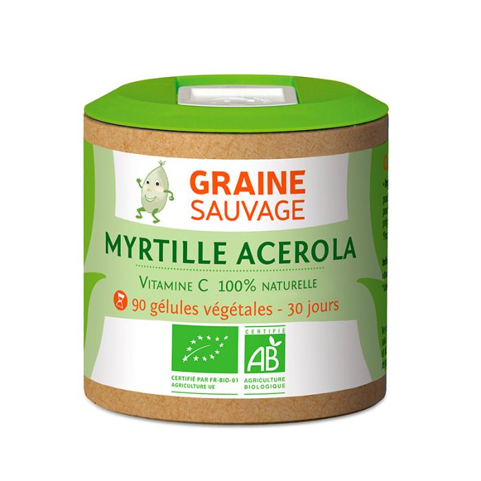image de Myrtille Acérola bio - 90 gélules - Graine Sauvage