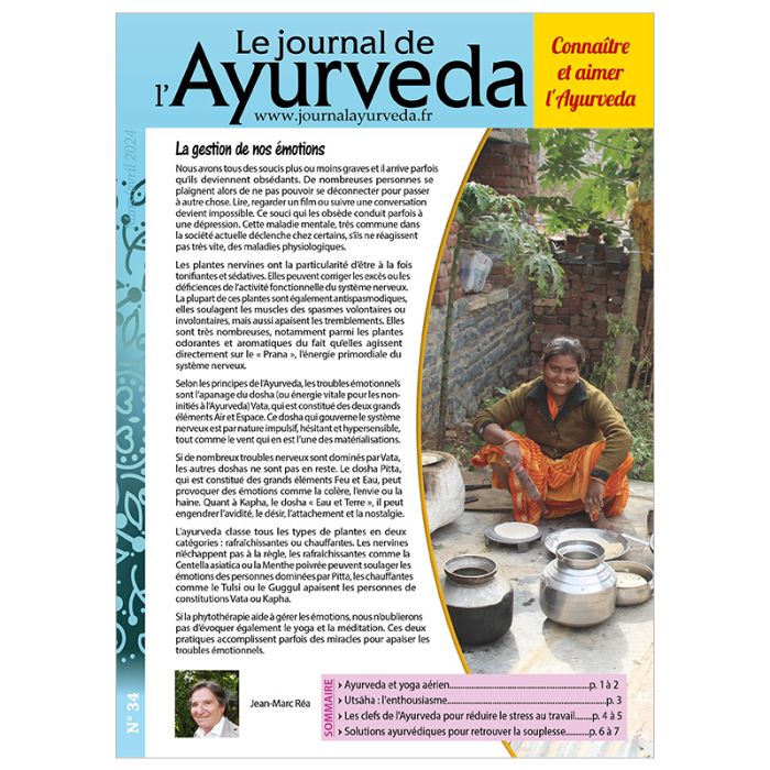 image de Le journal de l'Ayurveda