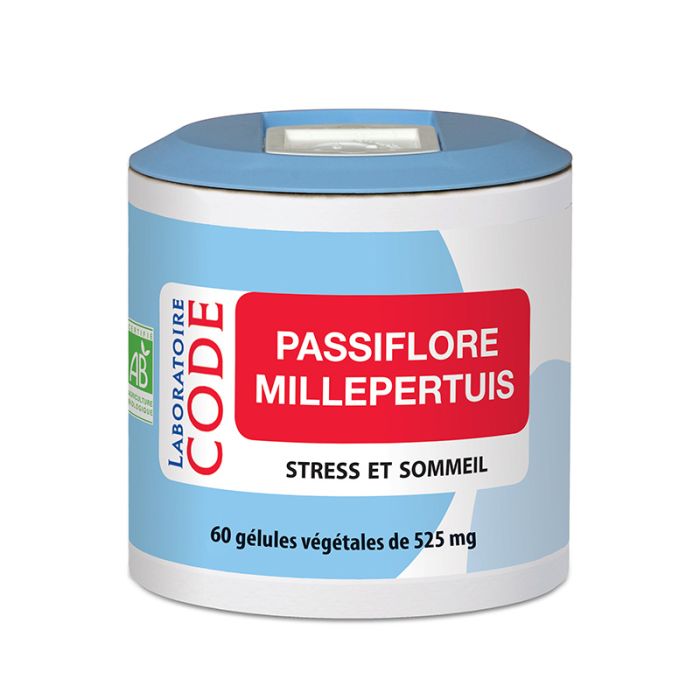 image de Passiflore Millepertuis - 60 gélules - Laboratoire Code