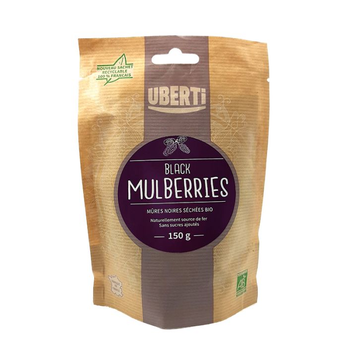image de Black Mulberries bio - 150g - Uberti