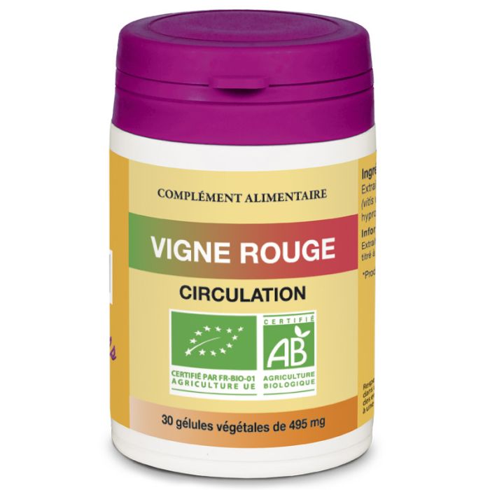 image de Vigne Rouge bio - 30 gélules - Vinophénols