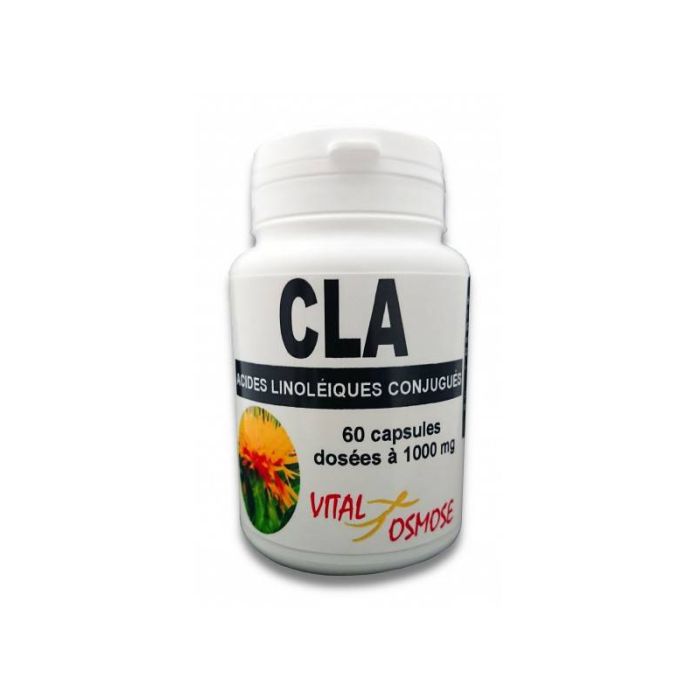 image de CLA 1000 mg - 60 capsules - Vital Osmose