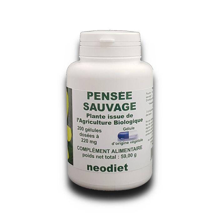 image de Pensée Sauvage bio - 200 gélules - Vital Osmose